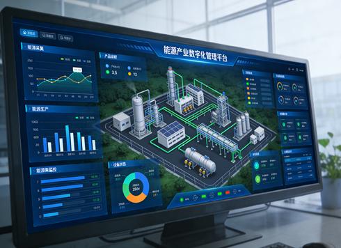 能源产业与数字化UI设计解决方案